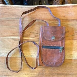 Brown Leather Crossbody Bag